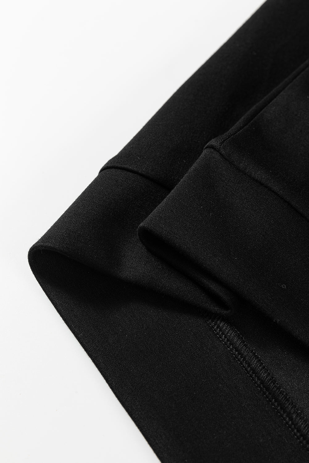 Gray Striped Patchwork Quarter Zip Pullover Loose Pant Set