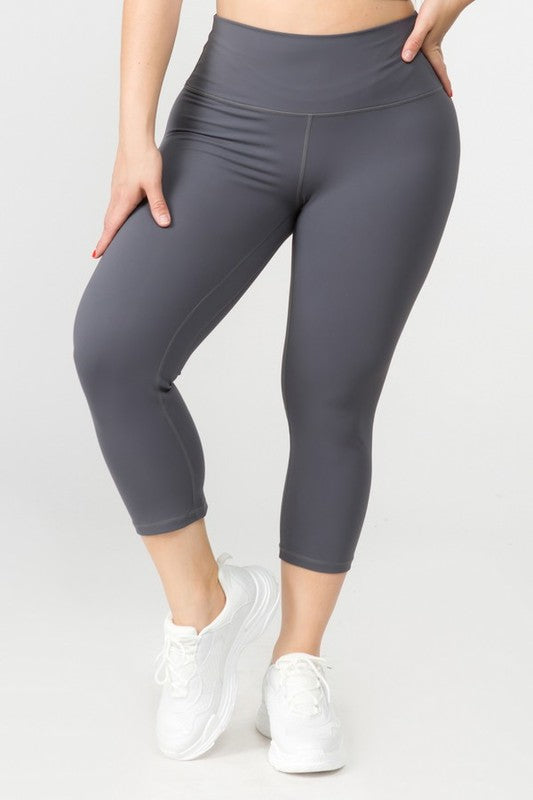 Buttery Soft Capri Activewear  Leggings