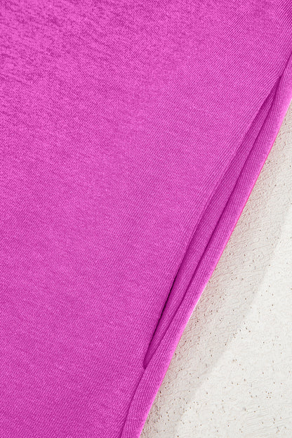 Myosotis Color Contrast Trim V Neck Shift Sleeveless Mini Dress