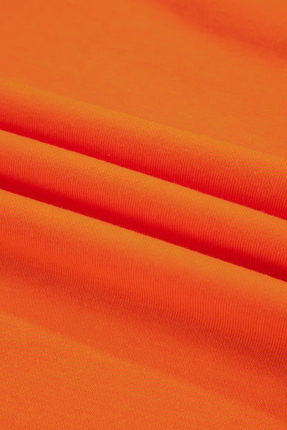 Evergreen Varsity Stripe Detail Drop Shoulder Pullover Mini Skirt Set