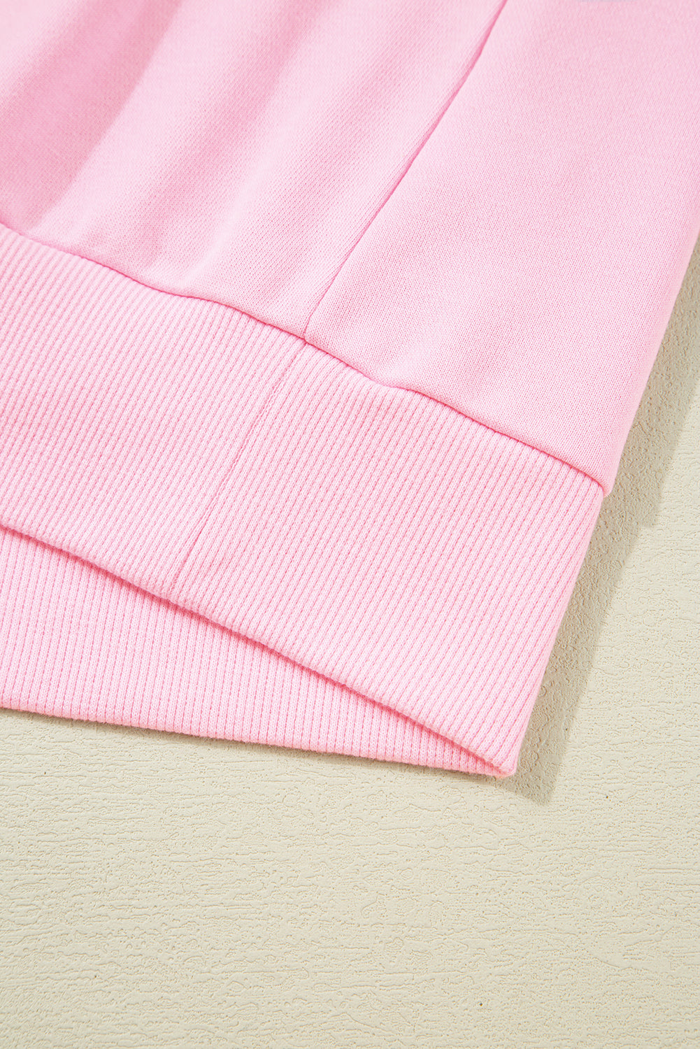 Phalaenopsis Chenille Heart Pattern Casual 2pcs Pants Set