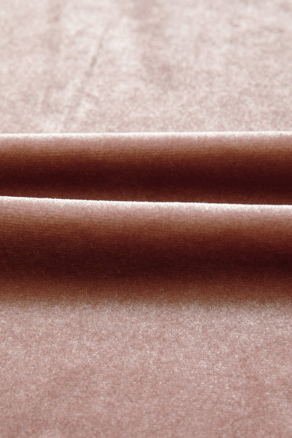 Straw Yellow Mineral Wash Lace-up High Waist Tiered Bell Bottom Pants