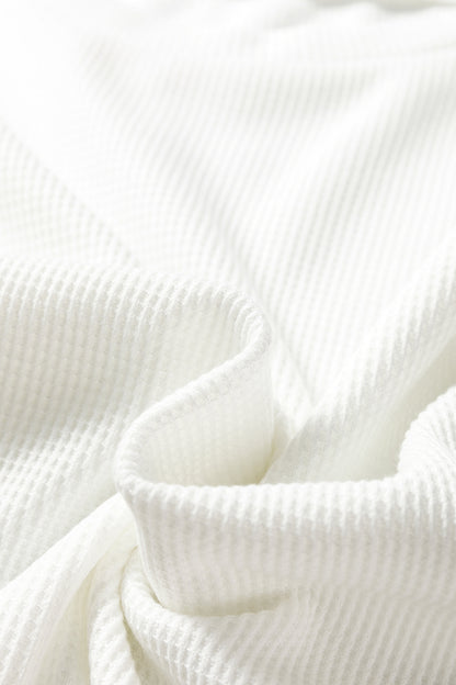 Chestnut Lace Long Sleeve Textured Pullover