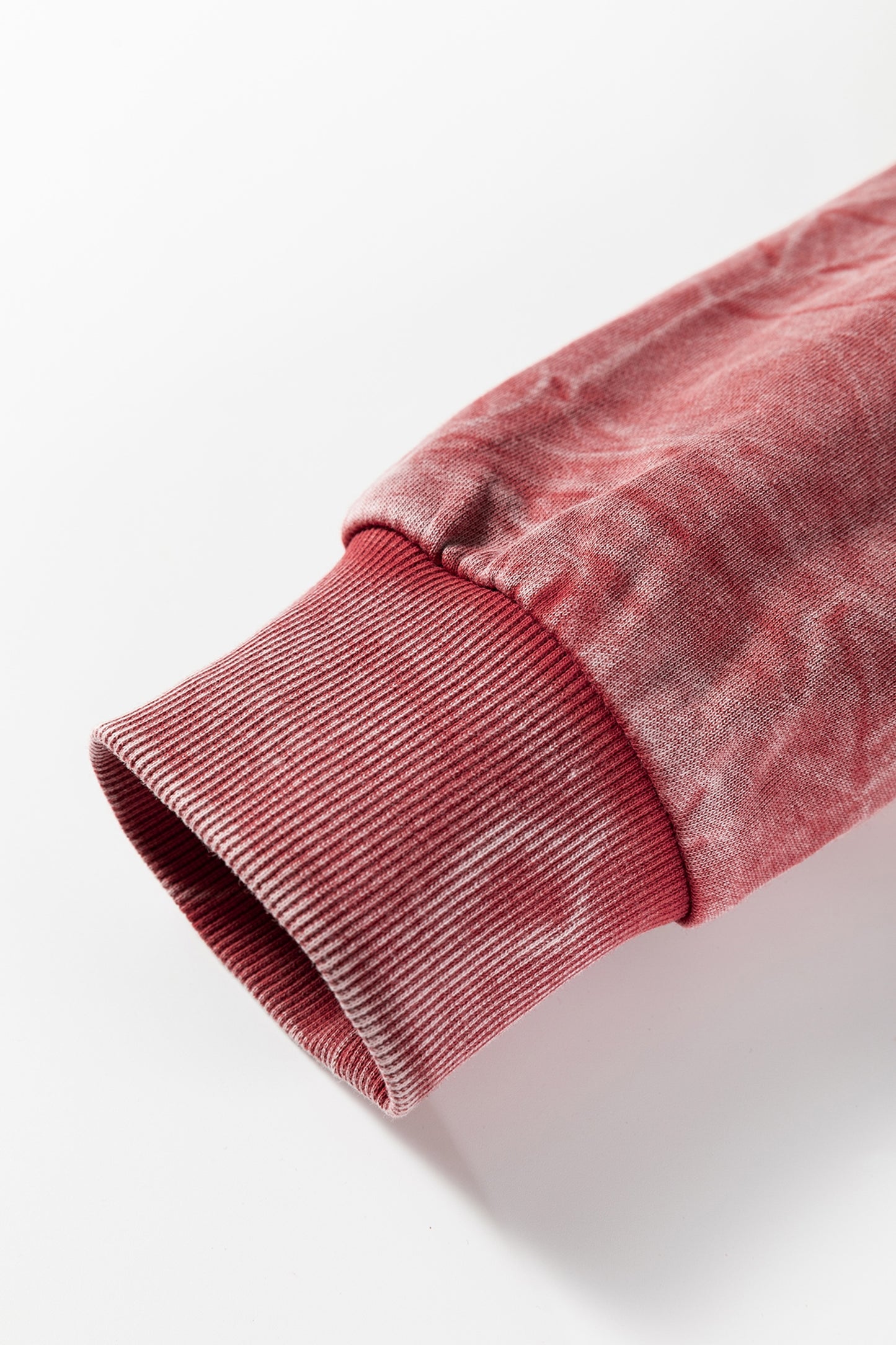 Real Teal saved by grace Letter Embroidery Mineral Wash Loose Sweatshirt