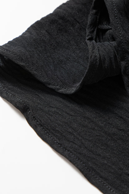 Beige Pure Color Patch Pocket Shirt