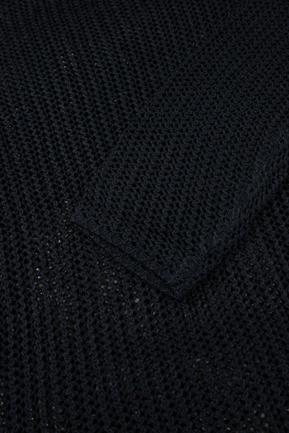 Coral Crochet Hollow-out Jumper Top Sweater