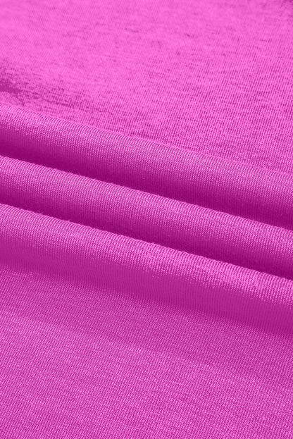 Myosotis Color Contrast Trim V Neck Shift Sleeveless Mini Dress