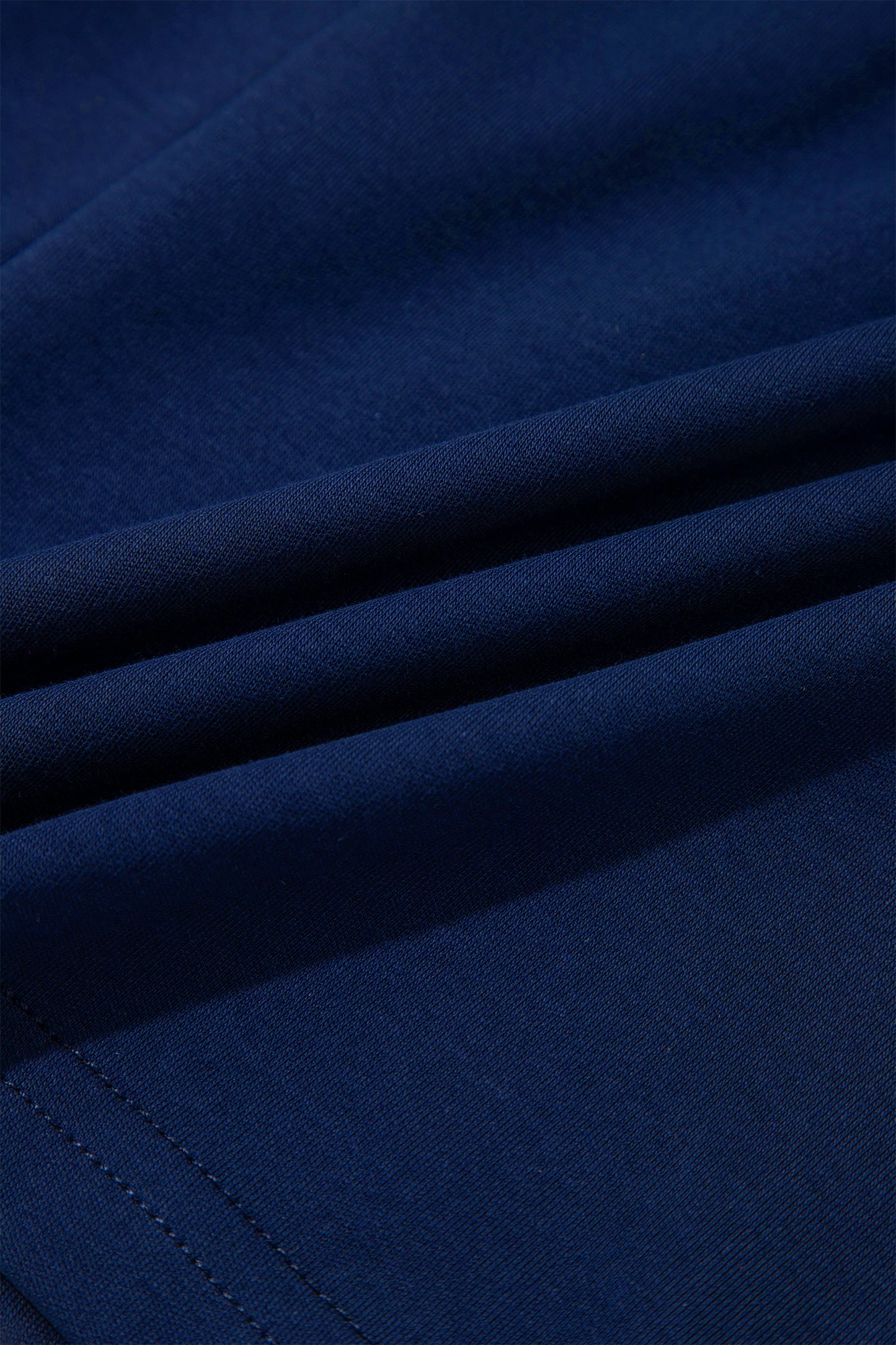 Dirty blue Contrast Trim U Neck Sleeveless Mini Dress