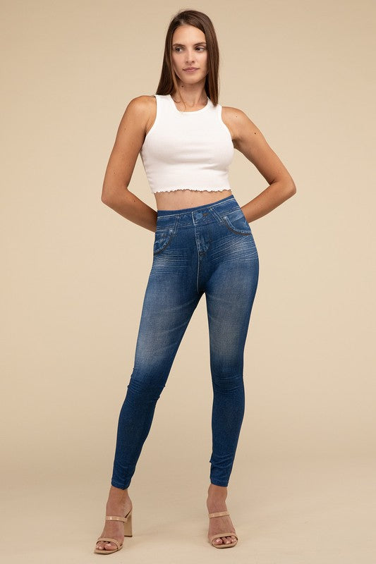 Denim Leggings