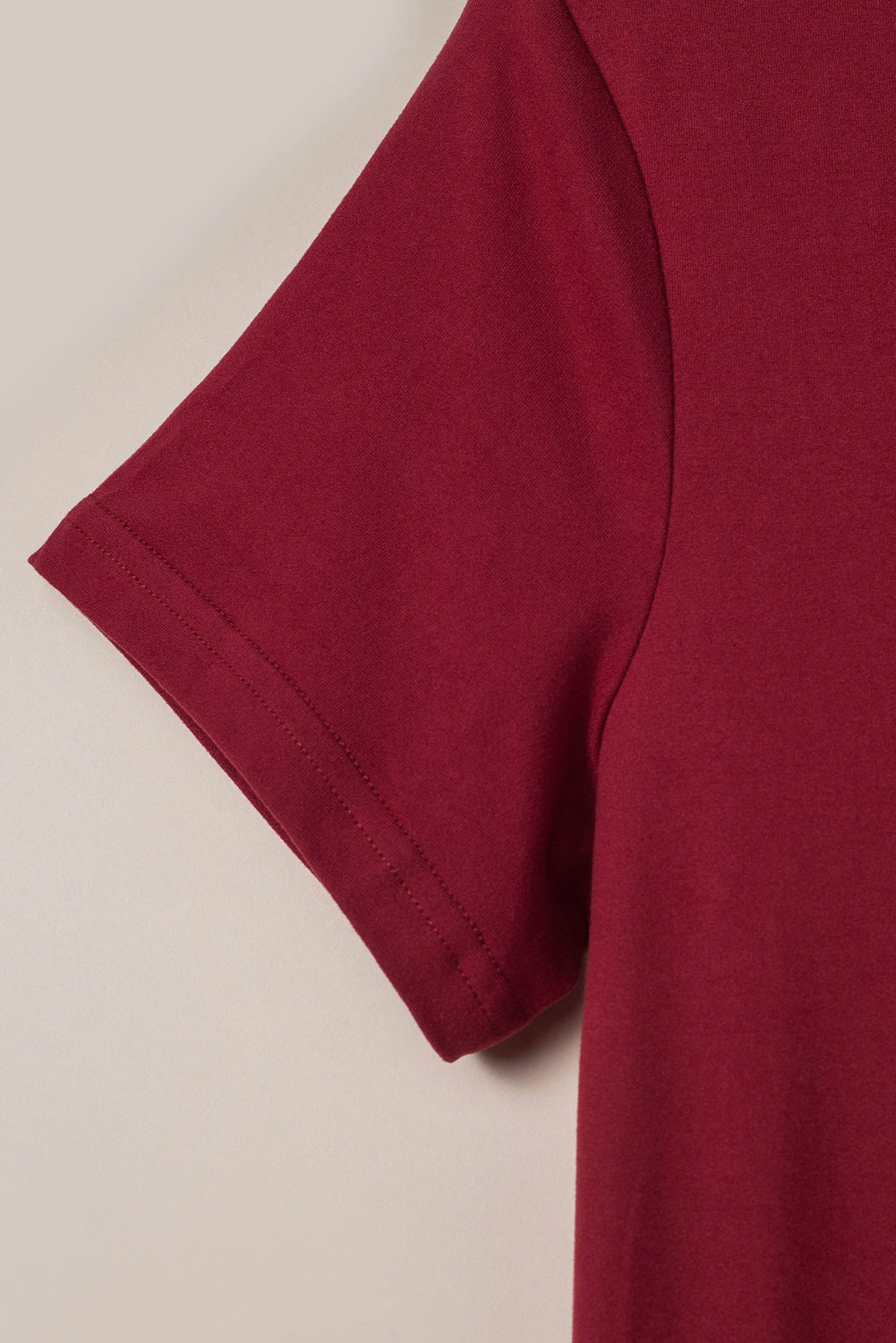 Fiery Red Leopard Color Block Side Slit T Shirt Maxi Dress