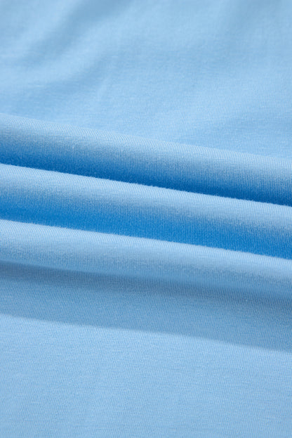 Myosotis Frayed Denim Star Patched Oversize T Shirt