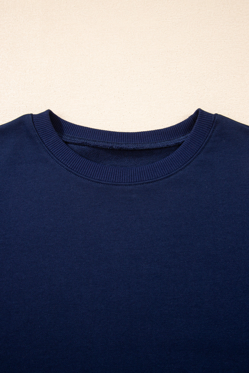 Evergreen Varsity Stripe Detail Drop Shoulder Pullover Mini Skirt Set